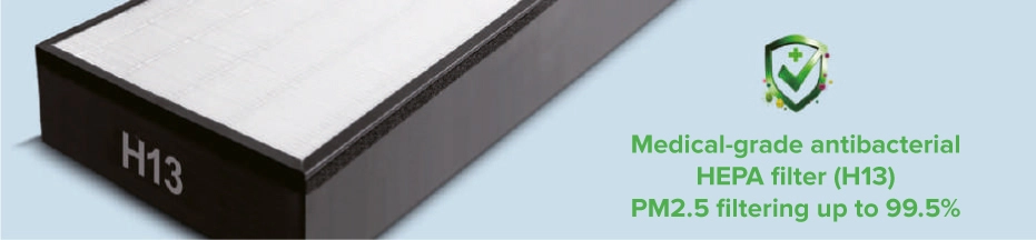 Mycond MSHA(C) Antibakterieller HEPA-Filter H13