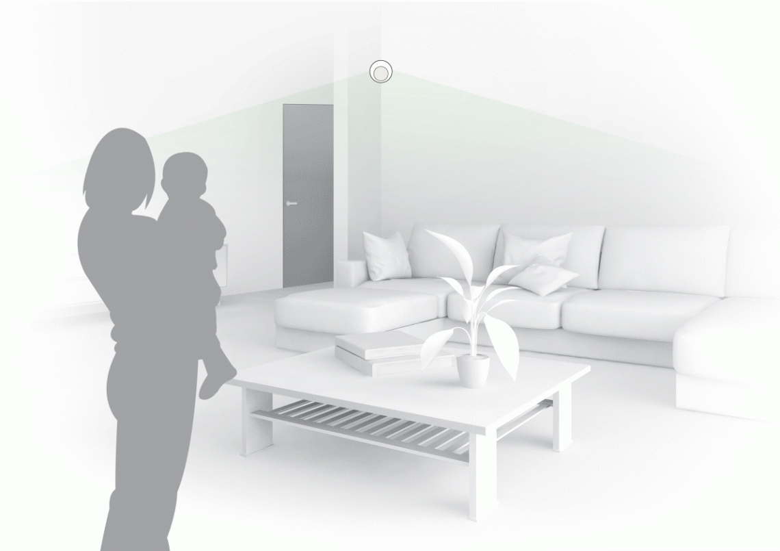 MyCond Smart Zigbee PIR-Bewegungssensor für automatisierte Heimsysteme.