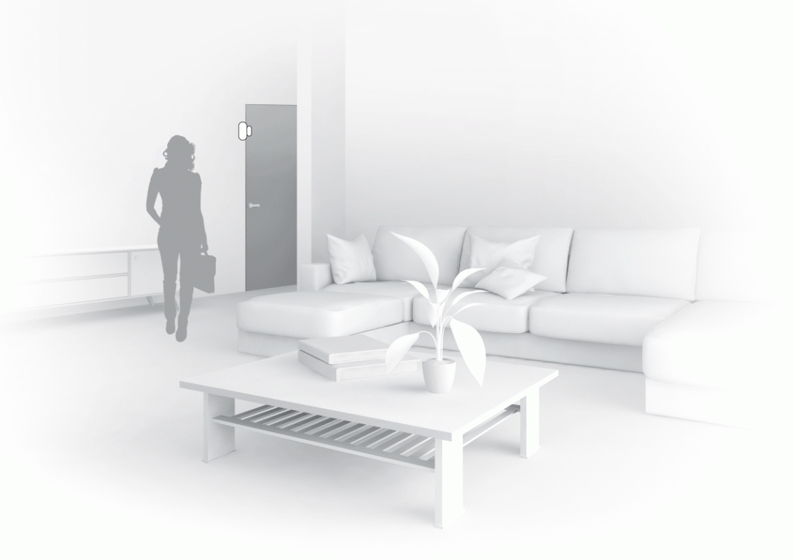 MyCond Zigbee Türsensor Überwachung der Haussicherheit.