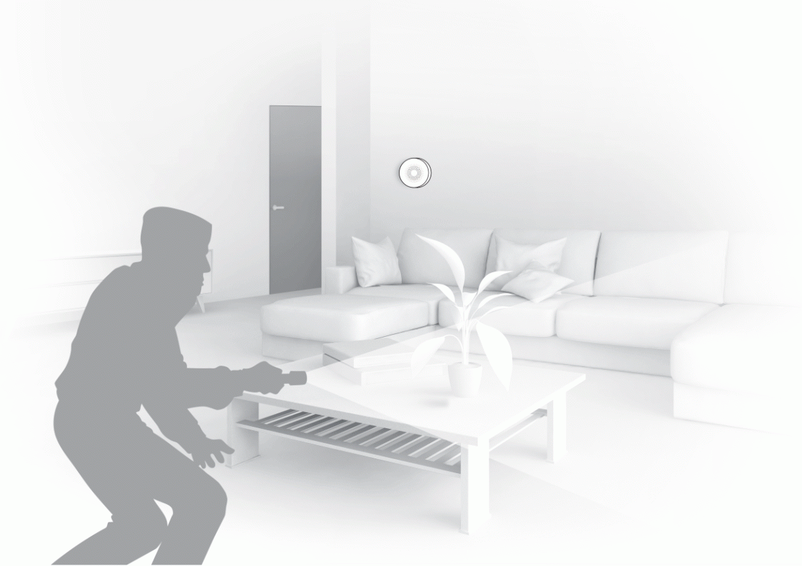 Drahtlose Sirene von MyCond Zigbee für mehr Sicherheit zu Hause.