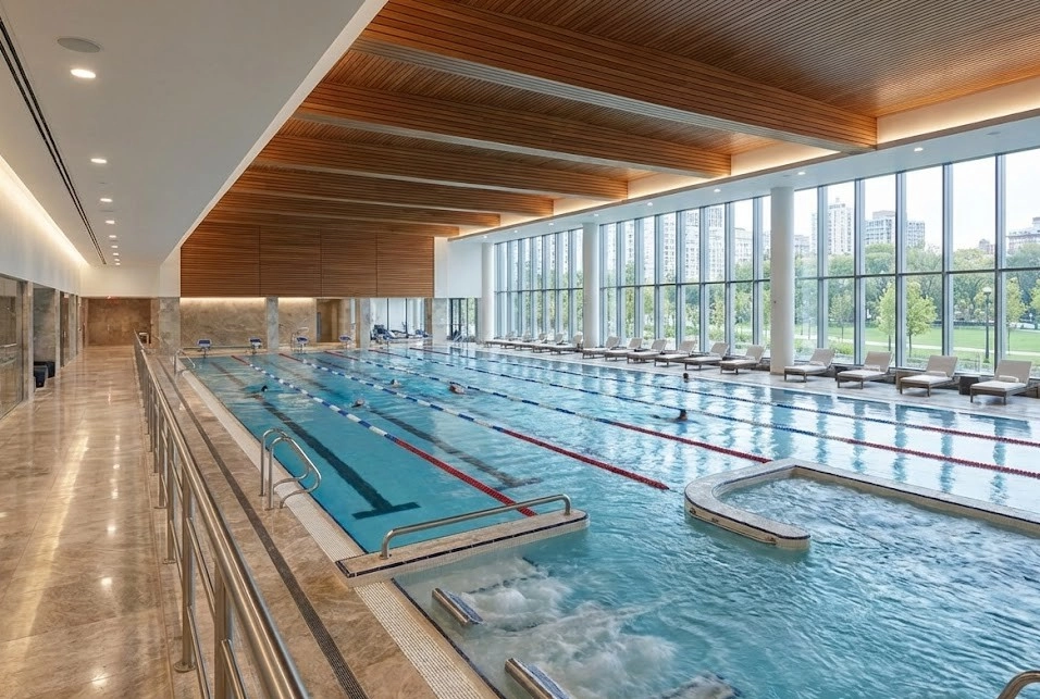 Mycond MSHAC Kanalentfeuchter zur Leistungsberechnung und Feuchtigkeitskontrolle in kommerziellen Schwimmbädern