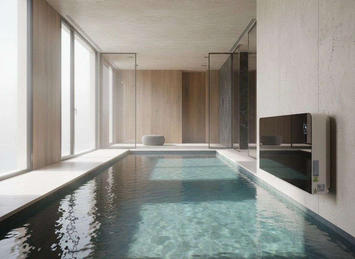 Ein Entfeuchtungsgerät für geräumige Schwimmhallen, Modell Mycond MBA G