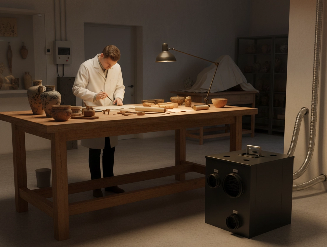 Feuchtigkeitskontrollsysteme f&uuml;r Museen und Archive, projektbezogener Ansatz