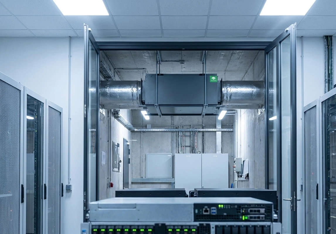 Kanal-Luftentfeuchter f&uuml;r Schwimmb&auml;der Betrieb bei hoher Luftfeuchtigkeit Mycond MSHAC