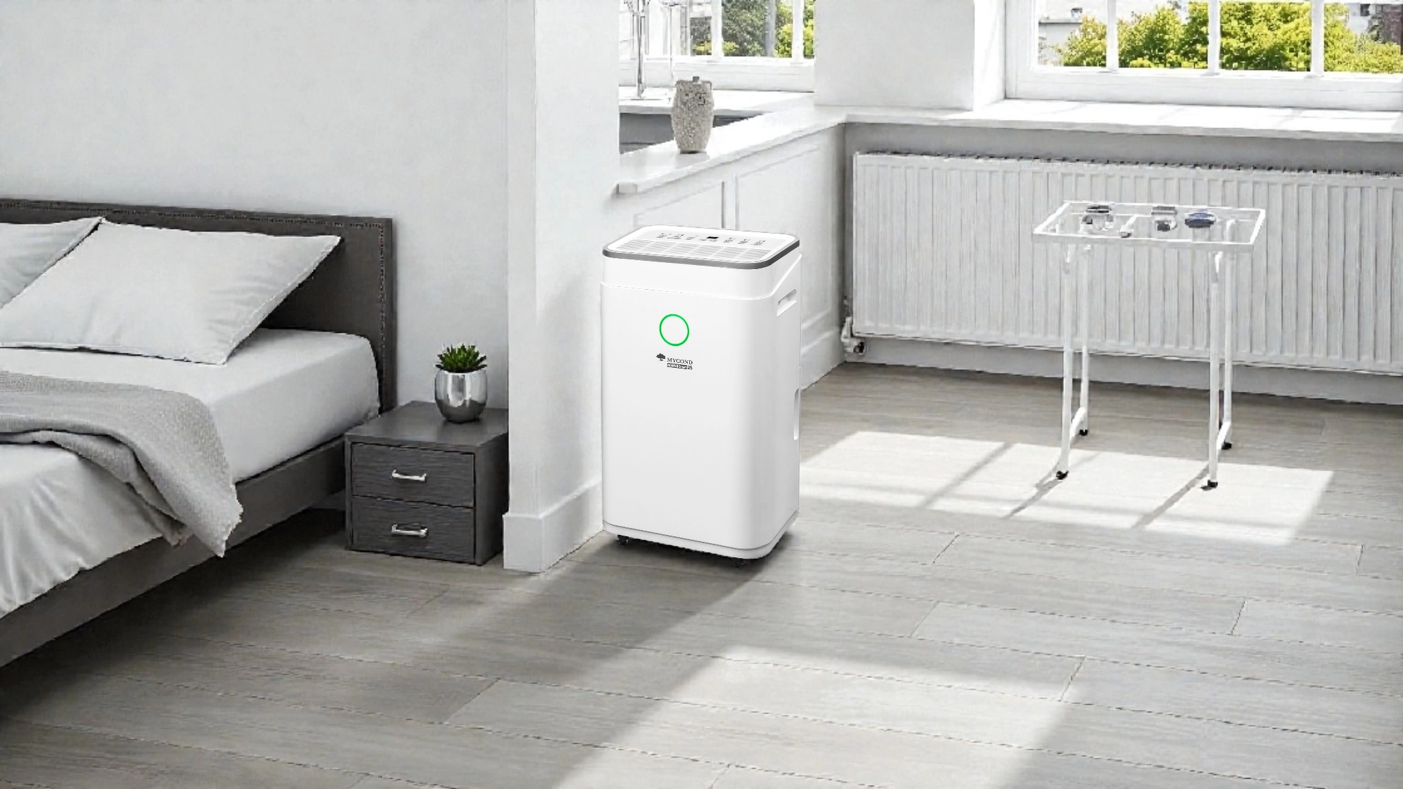 Luftentfeuchter mit automatischer Abschaltung: sichere Nutzung Mycond Roomer Smart 25