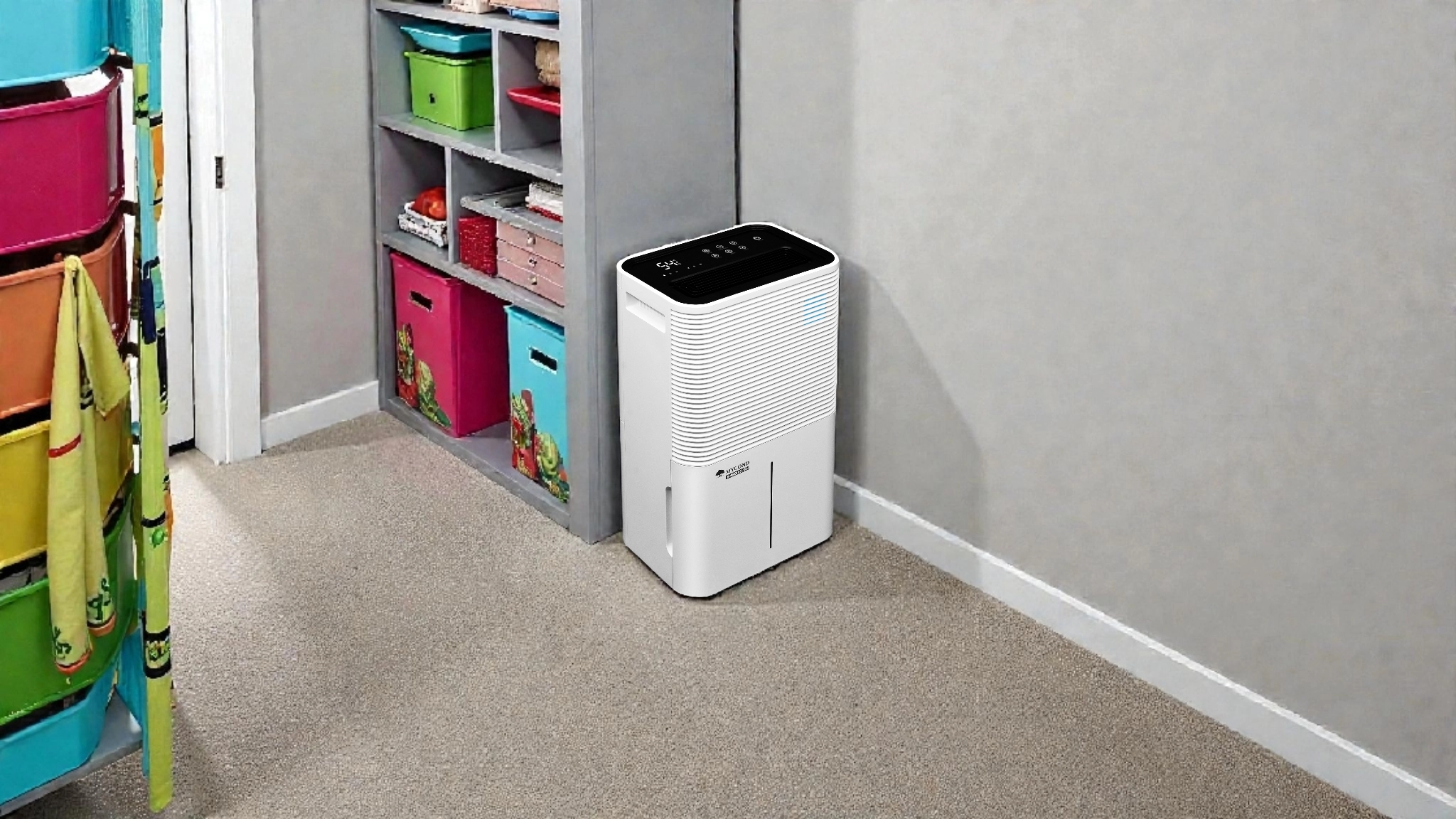 Luftentfeuchter mit HEPA- und Kohlenstofffilter, Feuchtigkeitskontrolle Mycond Roomer Hepa 25