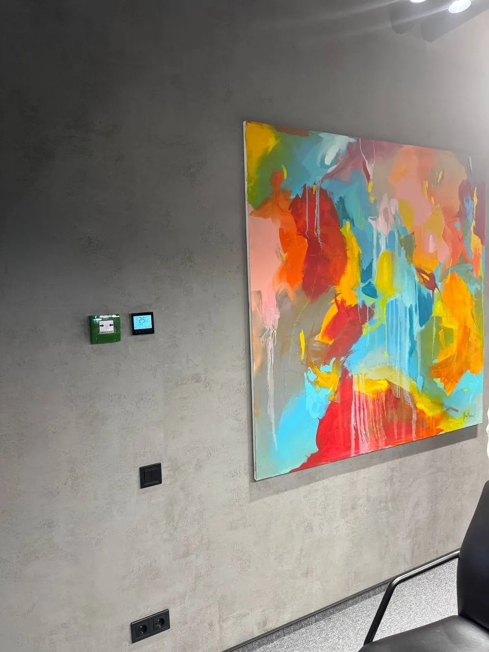 Ausstellungshalle mit Mycond Thermostat