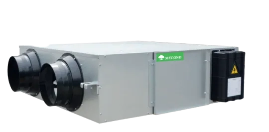 Lüftungsgeräte mit Energierückgewinnung Serie MVS***-DW