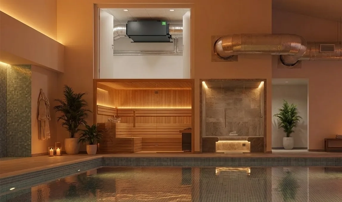 Anforderungen an den Raum für den Kanaltrockner MSHA(C): Technikraum, Luftkanäle, Platz und Dauerbetrieb